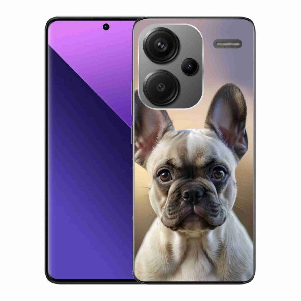 Gél borítás mmCase a Xiaomi Redmi Note 13 Pro+ 5G számára - aranyos francia bulldog