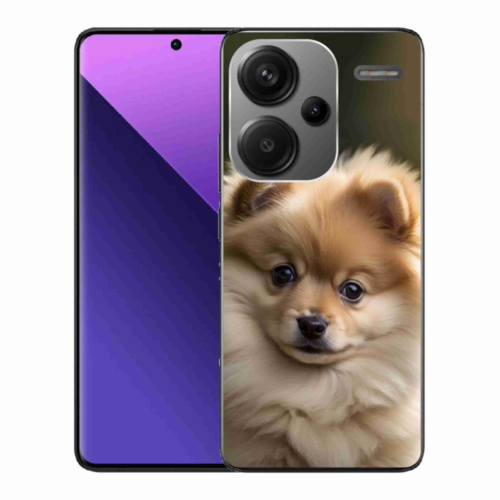 Gél borítás mmCase a Xiaomi Redmi Note 13 Pro+ 5G számára - aranyos pomerániai 2
