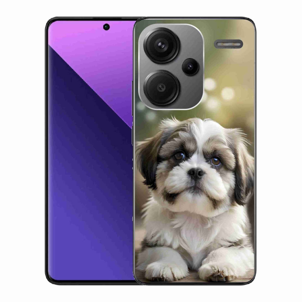 Gél borítás mmCase a Xiaomi Redmi Note 13 Pro+ 5G számára - aranyos shih-tzu