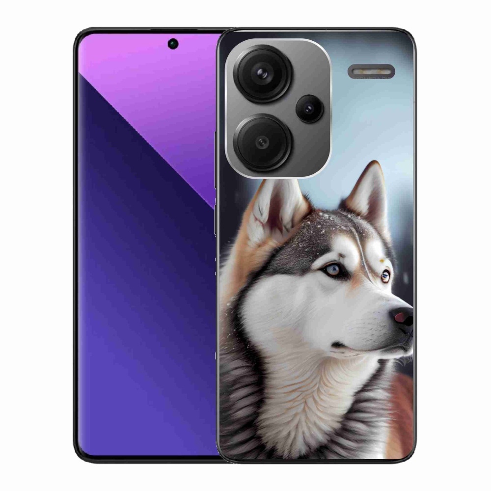 Gél borítás mmCase a Xiaomi Redmi Note 13 Pro+ 5G - Szibériai Husky számára