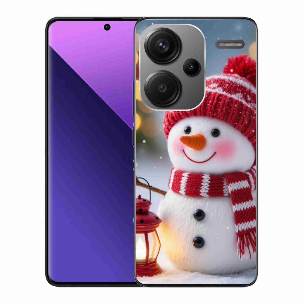 Gél borítás mmCase a Xiaomi Redmi Note 13 Pro+ 5G - hóember 2