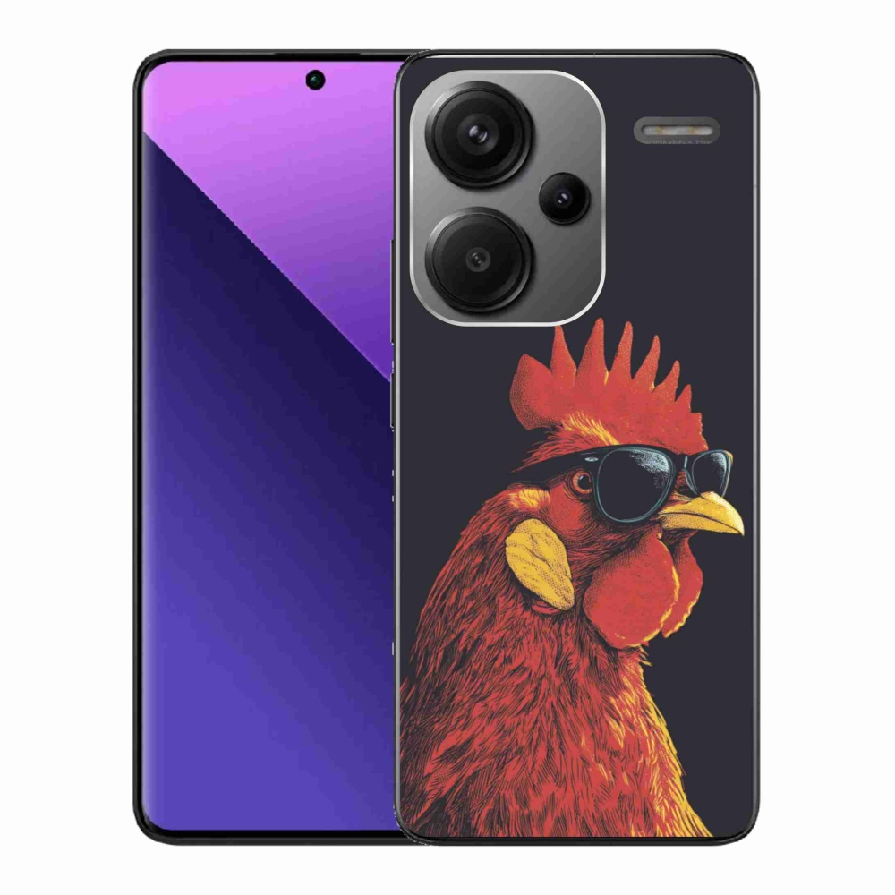 Gél borítás mmCase a Xiaomi Redmi Note 13 Pro+ 5G számára - stílusos kakas