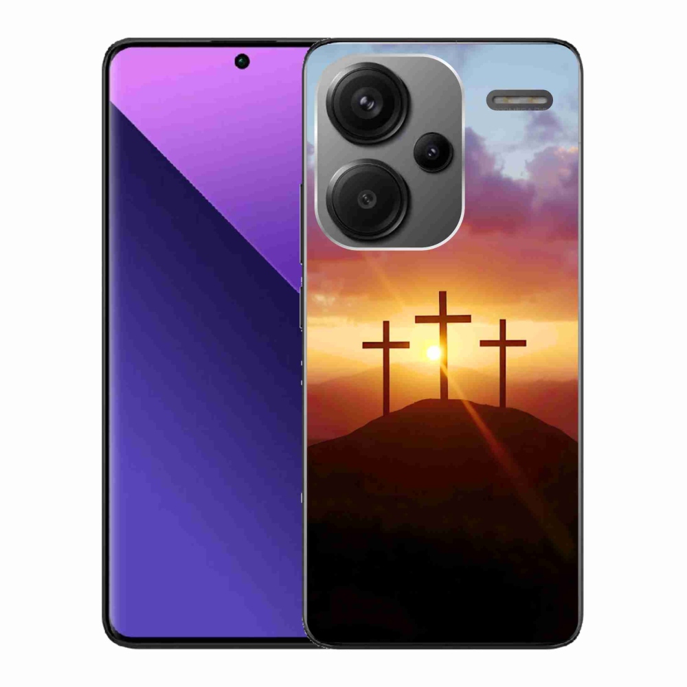 Gél borítás mmCase a Xiaomi Redmi Note 13 Pro+ 5G számára - három kereszt