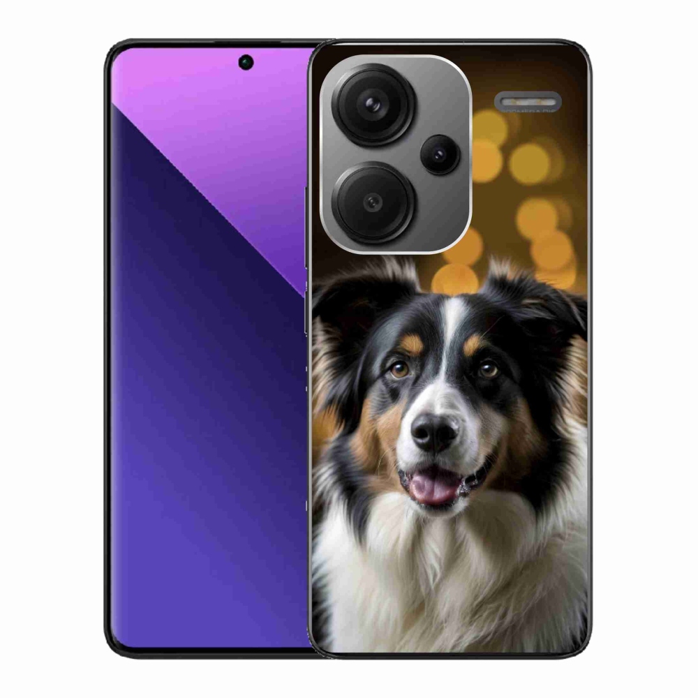 Gél borítás mmCase a Xiaomi Redmi Note 13 Pro+ 5G számára - mosolygó ausztrál juhászkutya