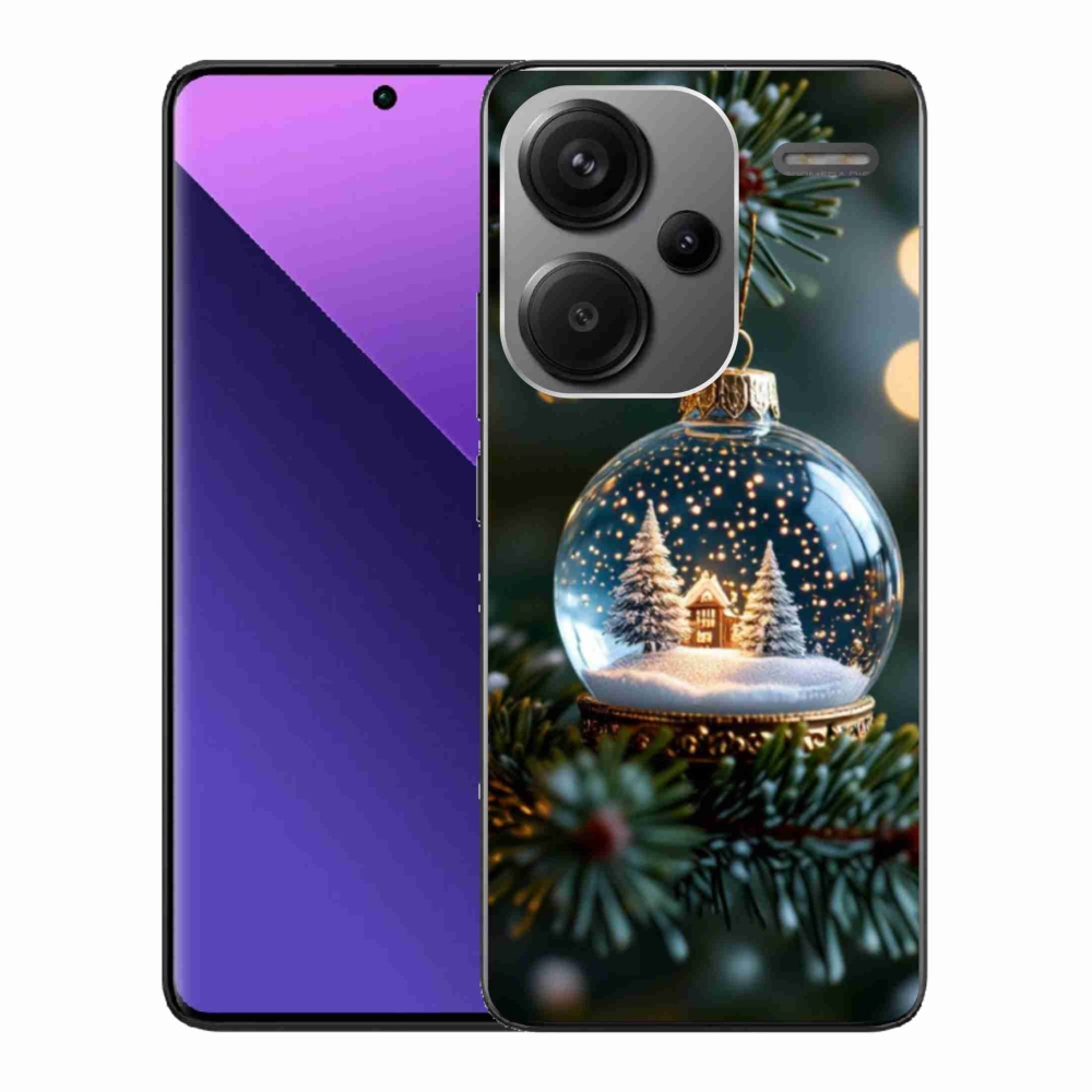 Gél borítás mmCase a Xiaomi Redmi Note 13 Pro+ 5G számára - karácsonyi gömbök 2