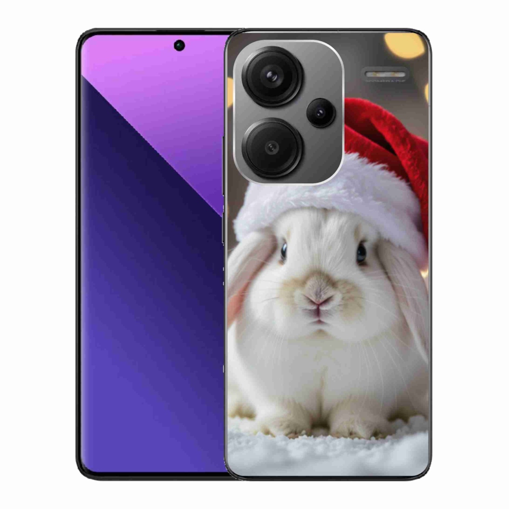 Gél borítás mmCase a Xiaomi Redmi Note 13 Pro+ 5G - karácsonyi nyúlhoz