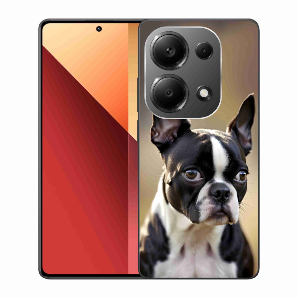 Gél borítás mmCase a Xiaomi Redmi Note 13 Pro/Poco M6 Pro számára - Boston Terrier