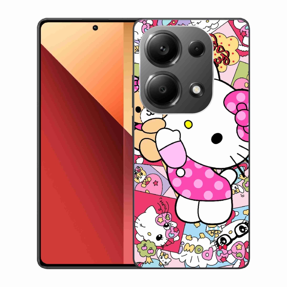 Gél borítás mmCase a Xiaomi Redmi Note 13 Pro/Poco M6 Pro számára - aranyos cica