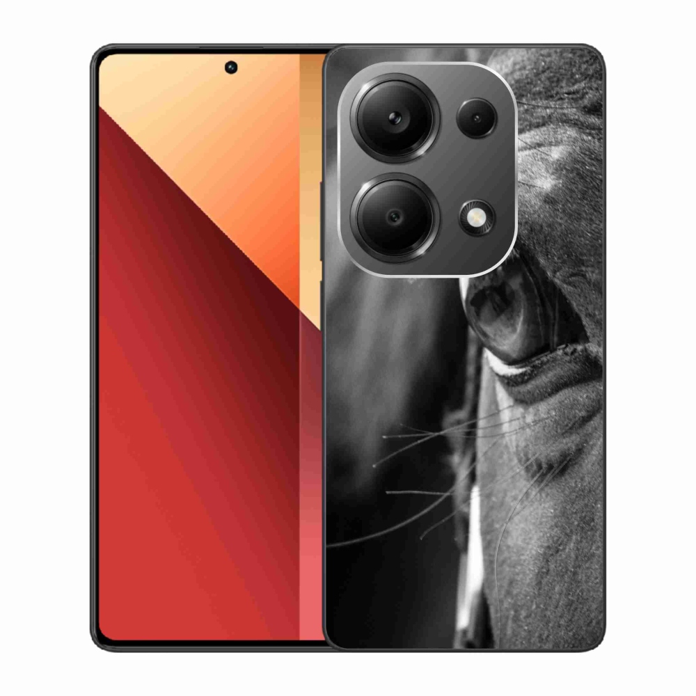 Gél borítás mmCase a Xiaomi Redmi Note 13 Pro/Poco M6 Pro számára - Ló látványa