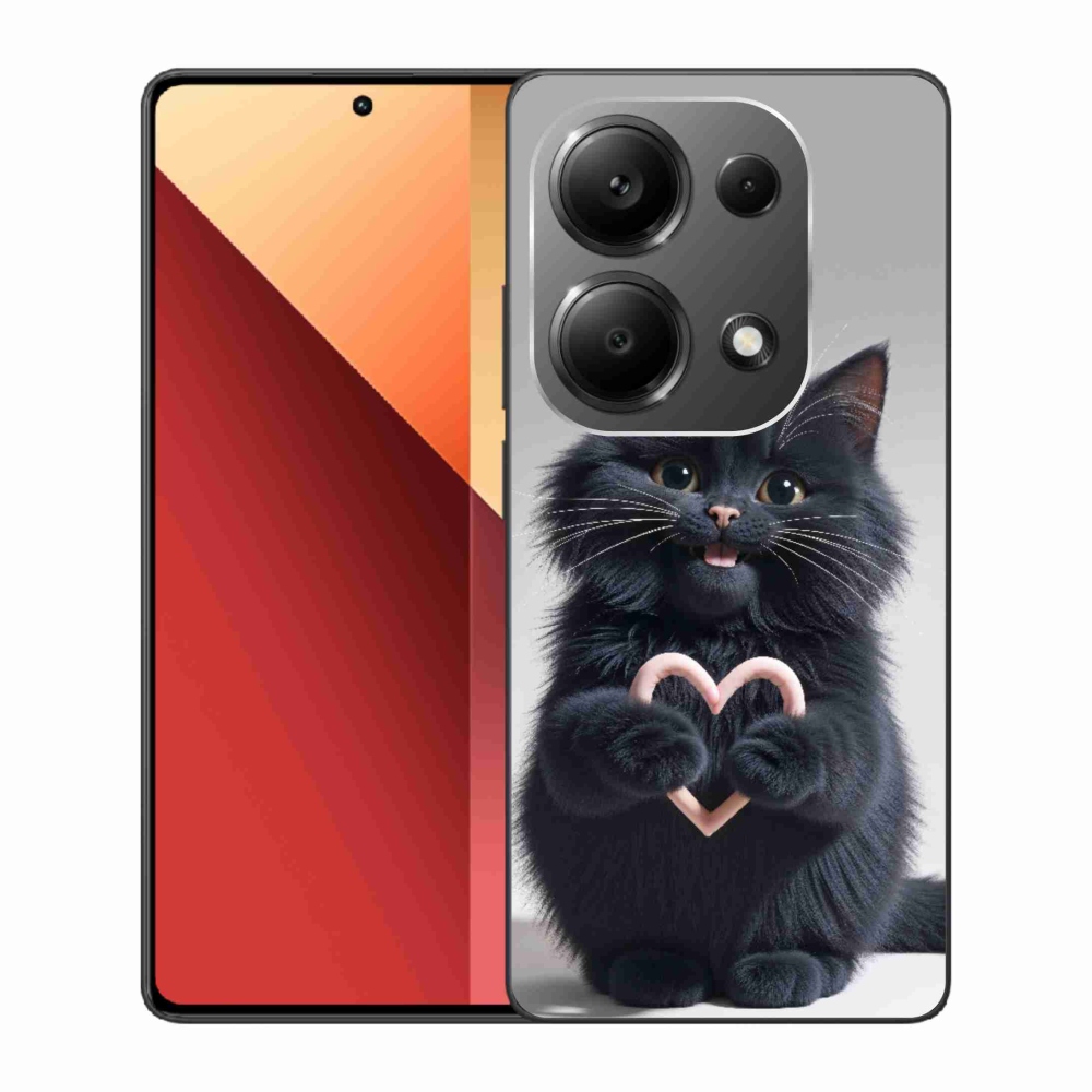 Gél borító mmCase a Xiaomi Redmi Note 13 Pro/Poco M6 Pro - macska szeretet 3