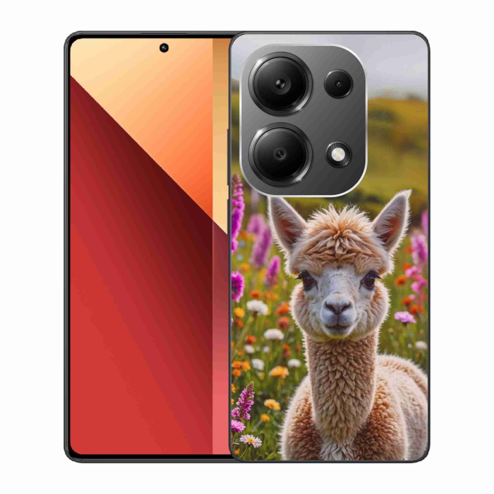 Gél borítás mmCase a Xiaomi Redmi Note 13 Pro/Poco M6 Pro számára - láma a réten