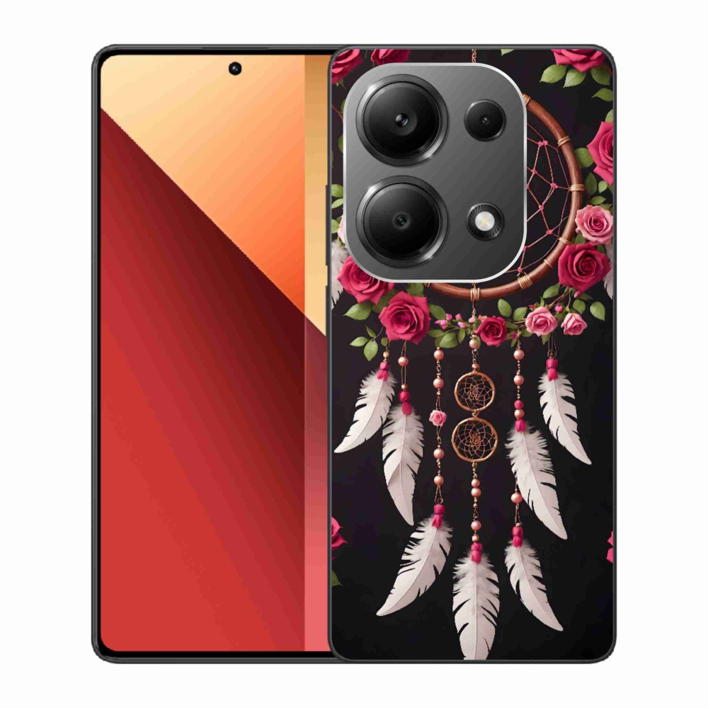 Gél borítás mmCase a Xiaomi Redmi Note 13 Pro/Poco M6 Pro számára - álomfogó rózsákkal