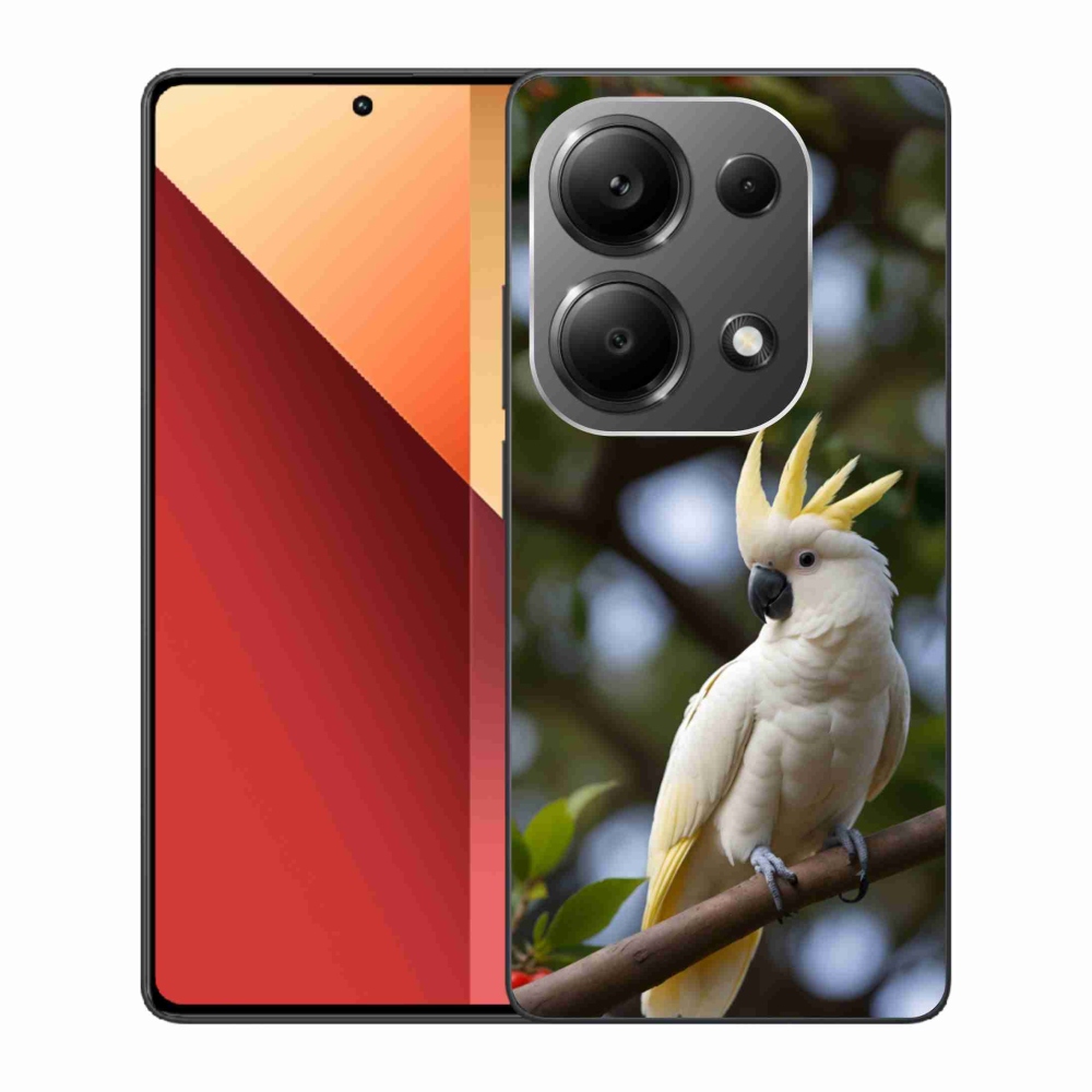 Gél borítás mmCase a Xiaomi Redmi Note 13 Pro/Poco M6 Pro számára - papagáj kakadu 3