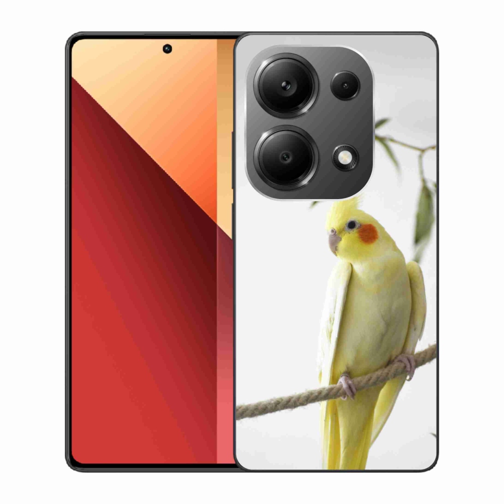 Gél borító mmCase for Xiaomi Redmi Note 13 Pro/Poco M6 Pro - papagáj korela chocholatá