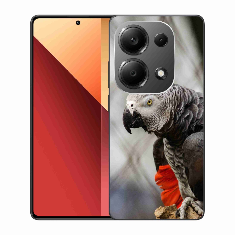 Gél borítás mmCase a Xiaomi Redmi Note 13 Pro/Poco M6 Pro számára - papagáj jacko 3