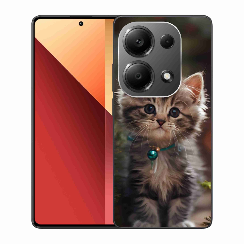 Gél borítás mmCase a Xiaomi Redmi Note 13 Pro/Poco M6 Pro számára - aranyos cica 11