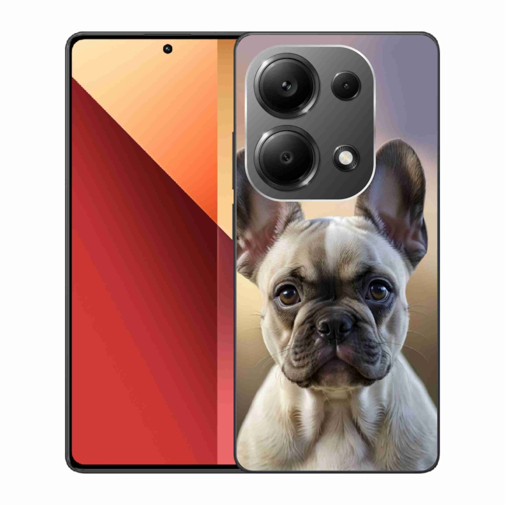 Gél borítás mmCase a Xiaomi Redmi Note 13 Pro/Poco M6 Pro számára - aranyos francia bulldog