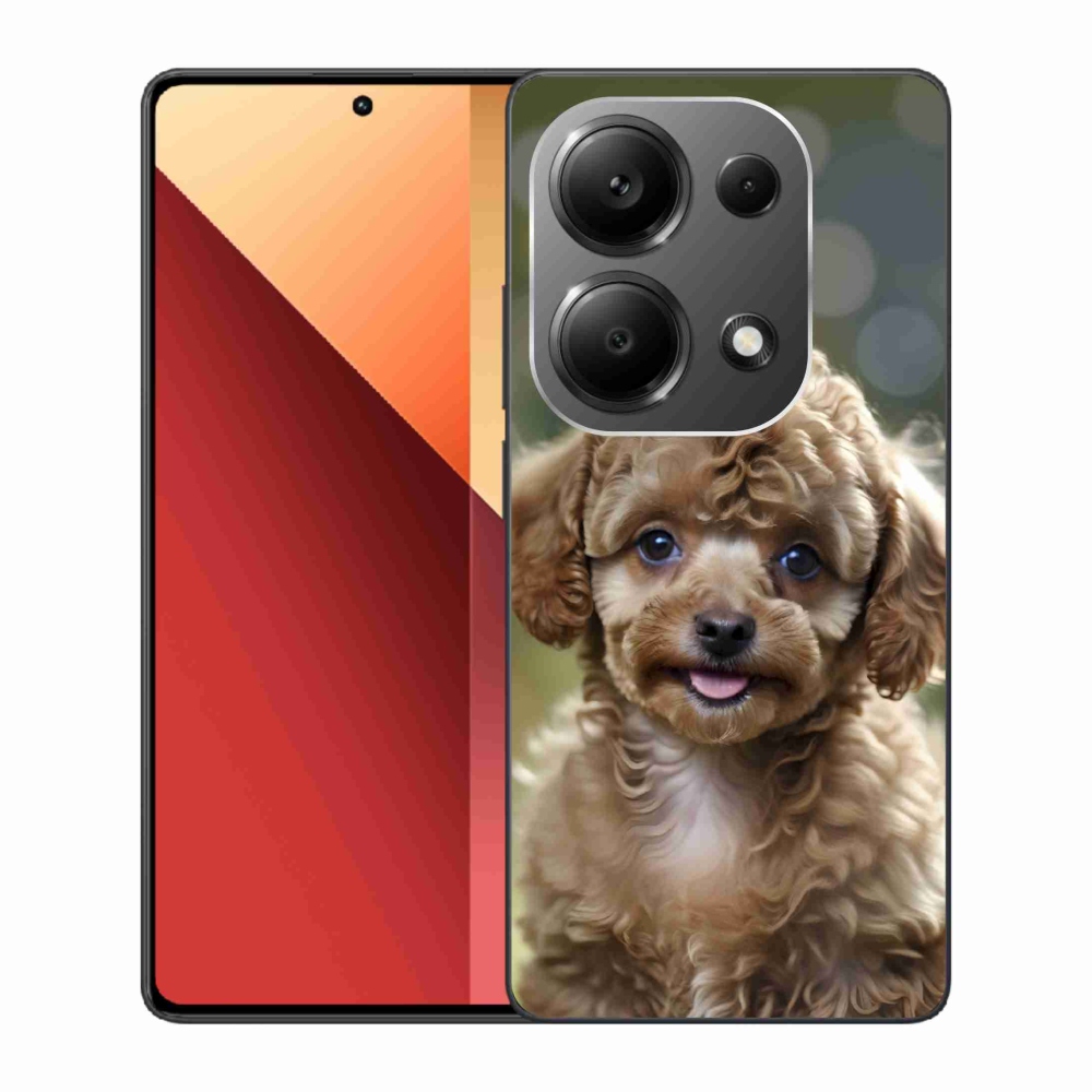Gél borítás mmCase a Xiaomi Redmi Note 13 Pro/Poco M6 Pro - aranyos uszkárhoz