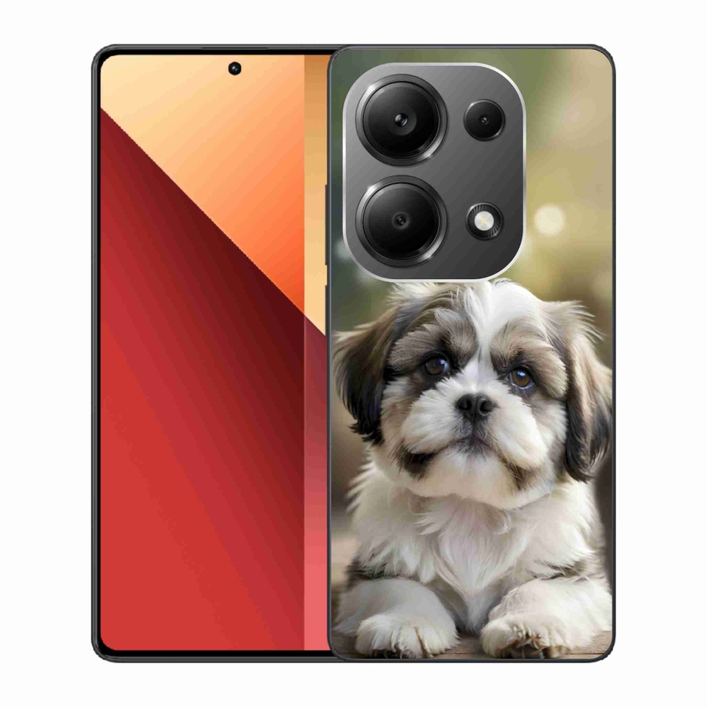 Gél borítás mmCase a Xiaomi Redmi Note 13 Pro/Poco M6 Pro számára - aranyos shih-tzu