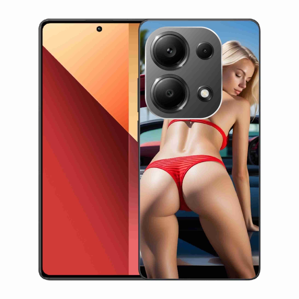 Gél borítás mmCase a Xiaomi Redmi Note 13 Pro/Poco M6 Pro - szexi nő 2