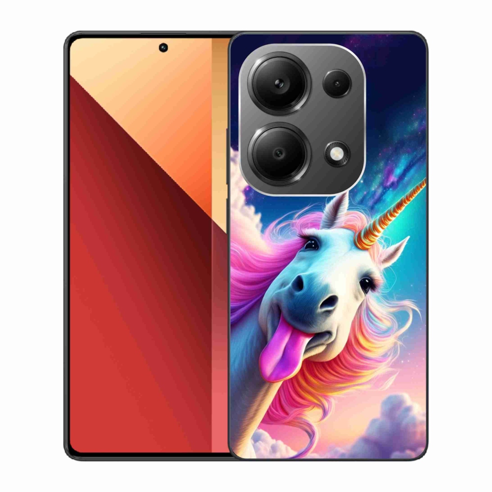 Gél borítás mmCase a Xiaomi Redmi Note 13 Pro/Poco M6 Pro - őrült egyszarvúhoz