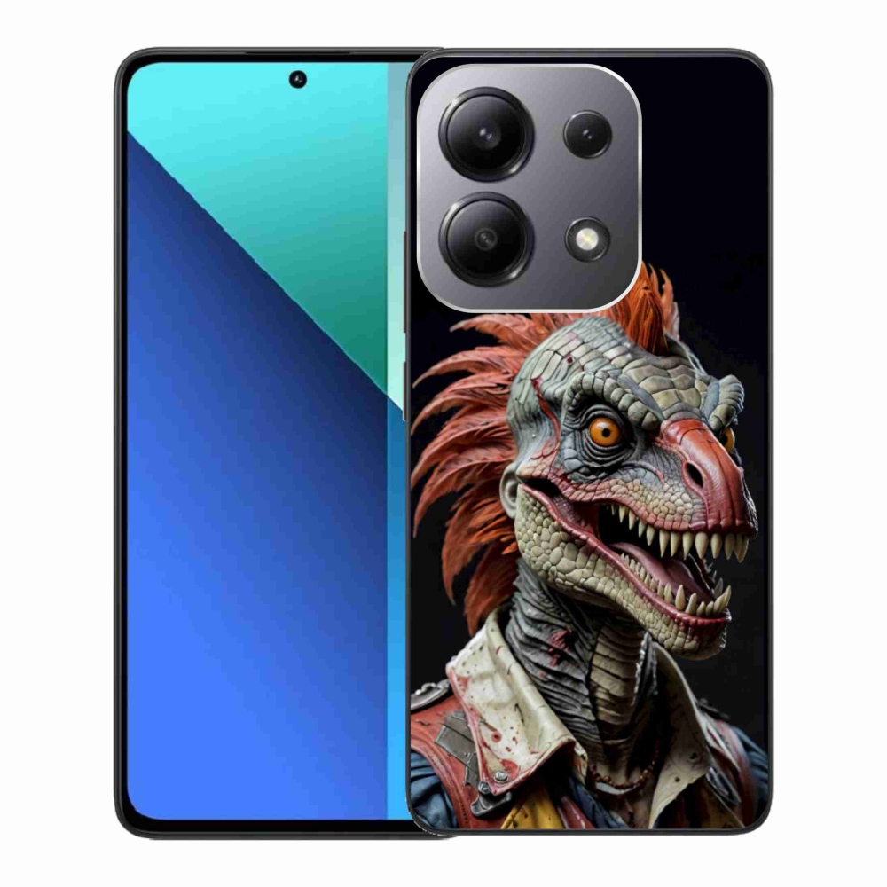 Gél borítás mmCase a Xiaomi Redmi Note 13-hoz - punk dinoszaurusz