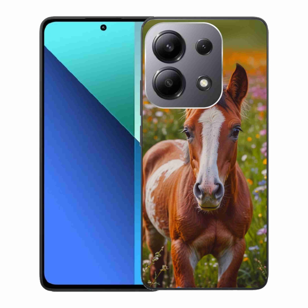 Gél borító mmCase a Xiaomi Redmi Note 13-hoz - aranyos csikó