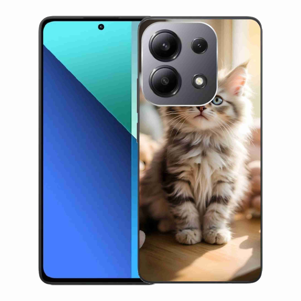 Gél borító mmCase a Xiaomi Redmi Note 13-hoz - aranyos cica 10