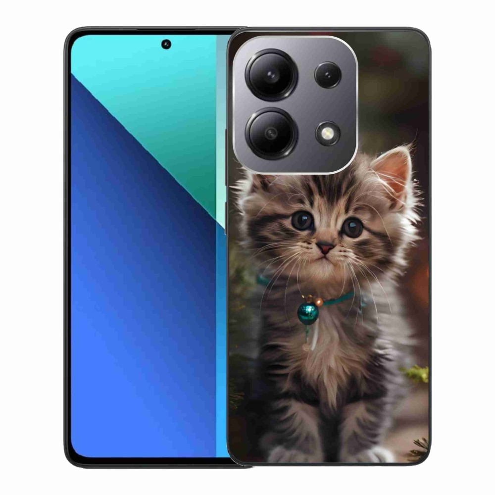 Gél borító mmCase a Xiaomi Redmi Note 13-hoz - aranyos cica 11