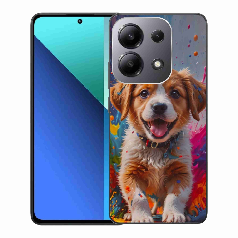 Gél borítás mmCase a Xiaomi Redmi Note 13-hoz - aranyos kiskutya 3