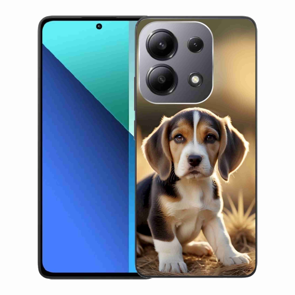 Gél borítás mmCase a Xiaomi Redmi Note 13-hoz - aranyos beagle