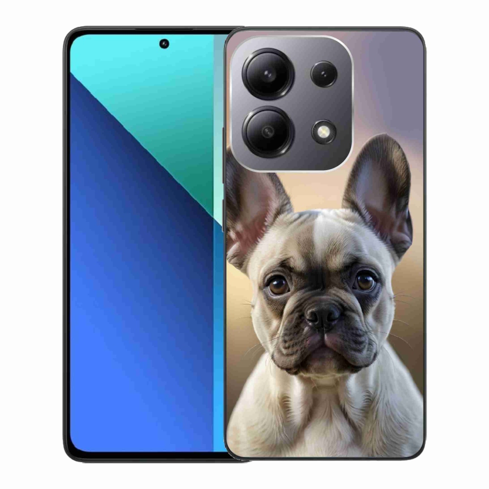 Gél borítás mmCase a Xiaomi Redmi Note 13-hoz - aranyos francia bulldog