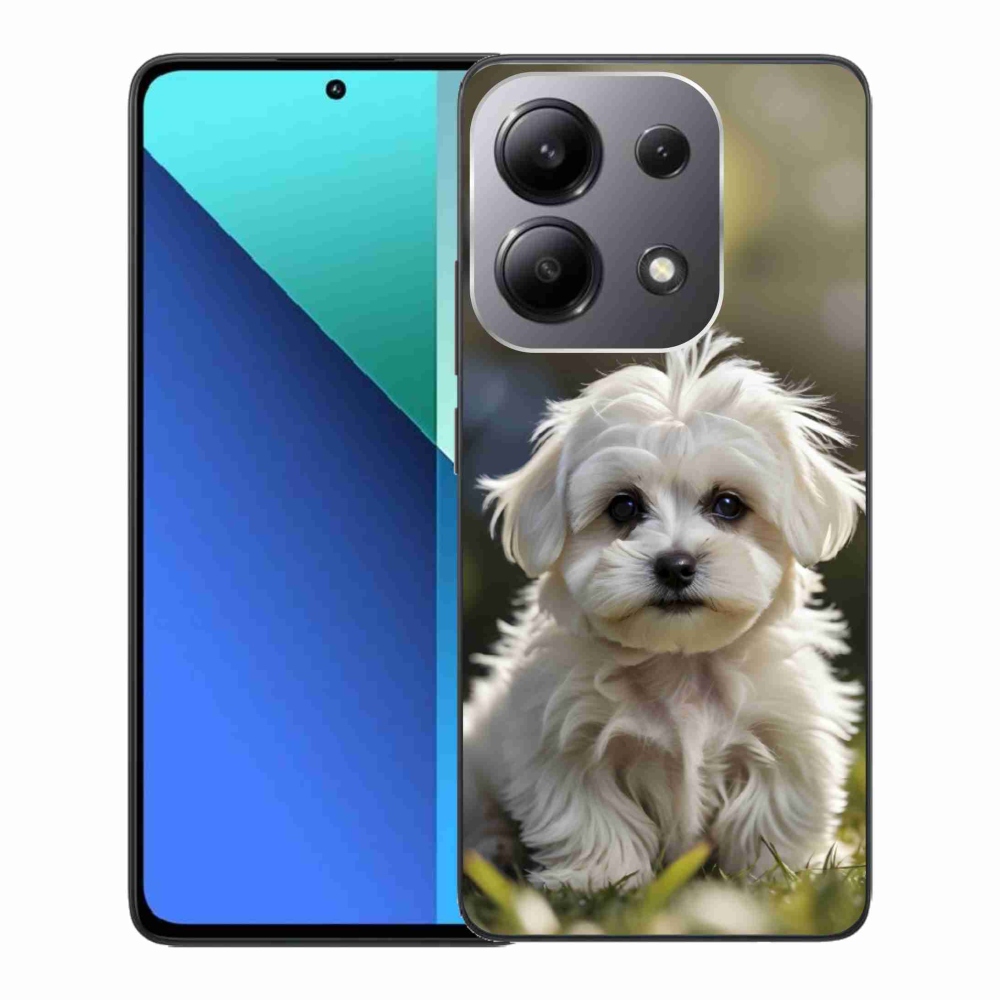 Gél borítás mmCase a Xiaomi Redmi Note 13-hoz - aranyos máltai kutya