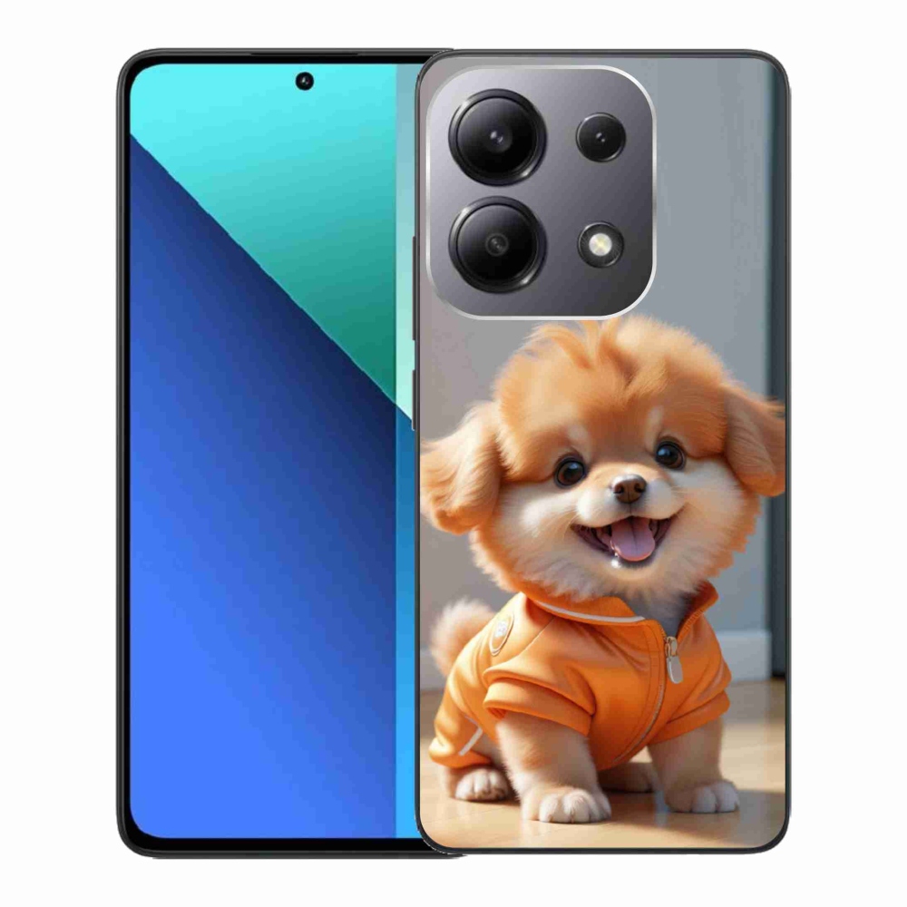 Gél borítás mmCase a Xiaomi Redmi Note 13-hoz - aranyos pomerániai pulóverben