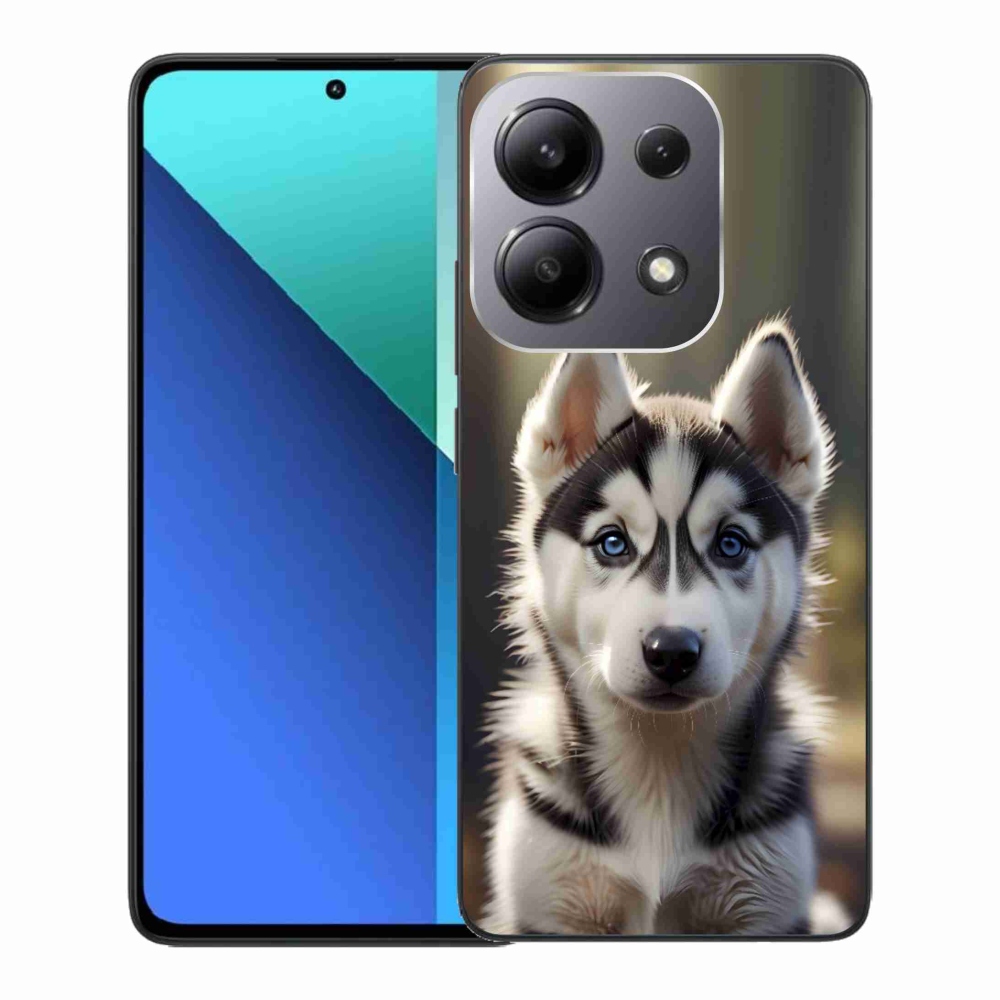 Gél borítás mmCase a Xiaomi Redmi Note 13-hoz - aranyos szibériai husky