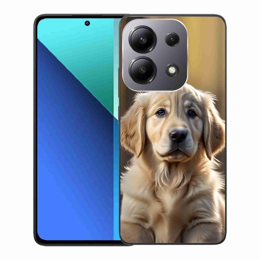 Gél borítás mmCase a Xiaomi Redmi Note 13-hoz - aranyos arany retriever