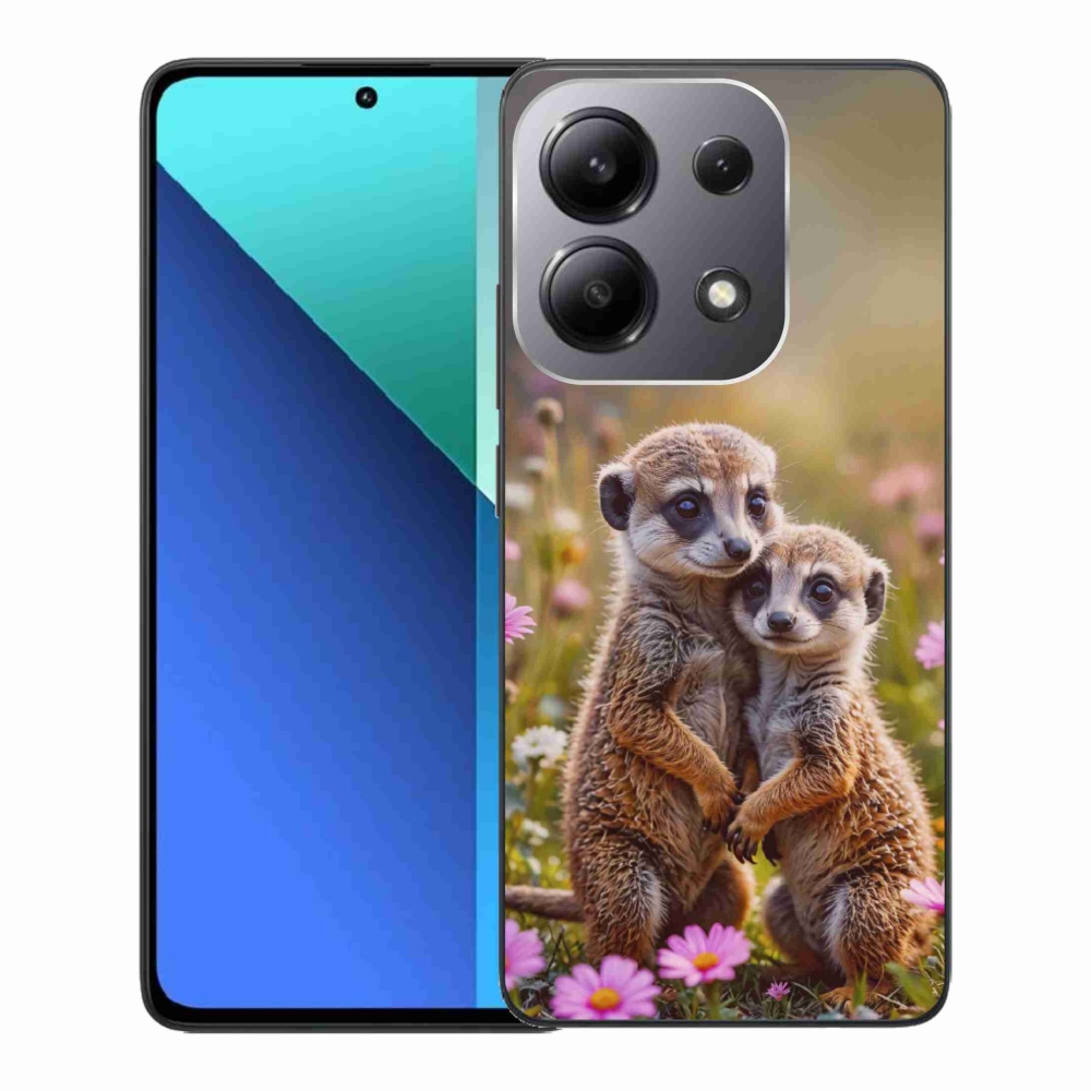 Gél borítás mmCase a Xiaomi Redmi Note 13-hoz - szurikátás duó