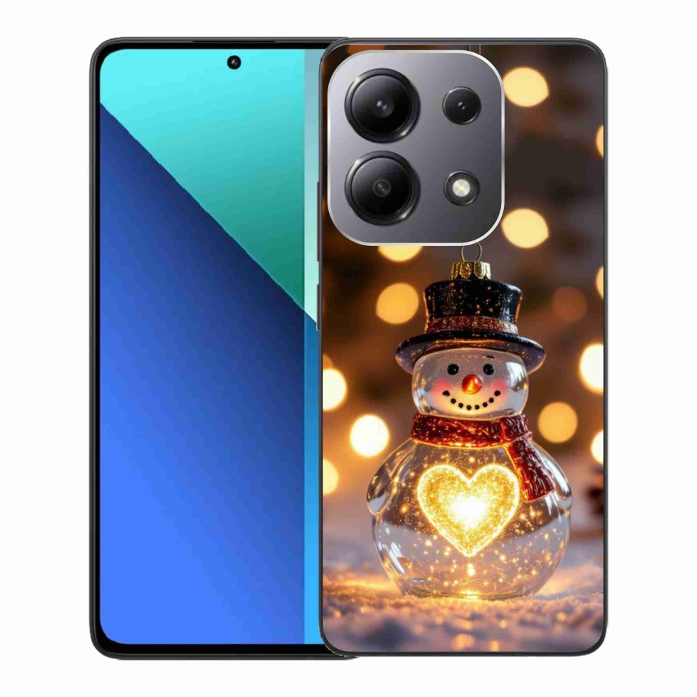 Gél borítás mmCase a Xiaomi Redmi Note 13-hoz - Karácsonyi hóember