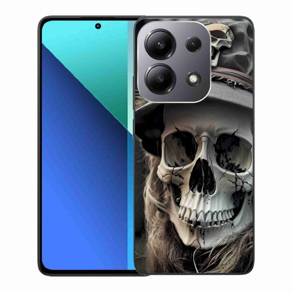 Gél borítás mmCase a Xiaomi Redmi Note 13-hoz - sötét koponya