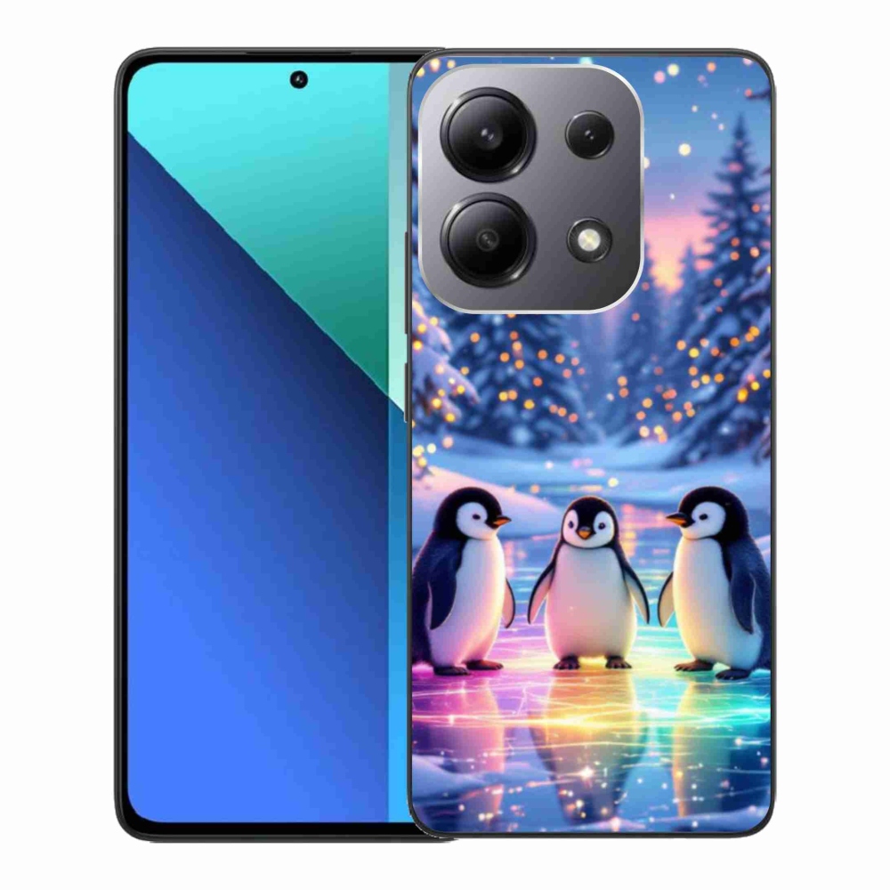 Gél borítás mmCase a Xiaomi Redmi Note 13-hoz - pingvinek