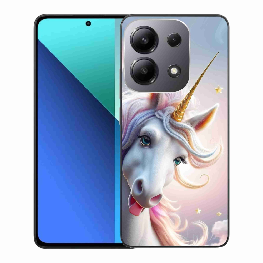 Gél borítás mmCase a Xiaomi Redmi Note 13-hoz - vidám egyszarvú