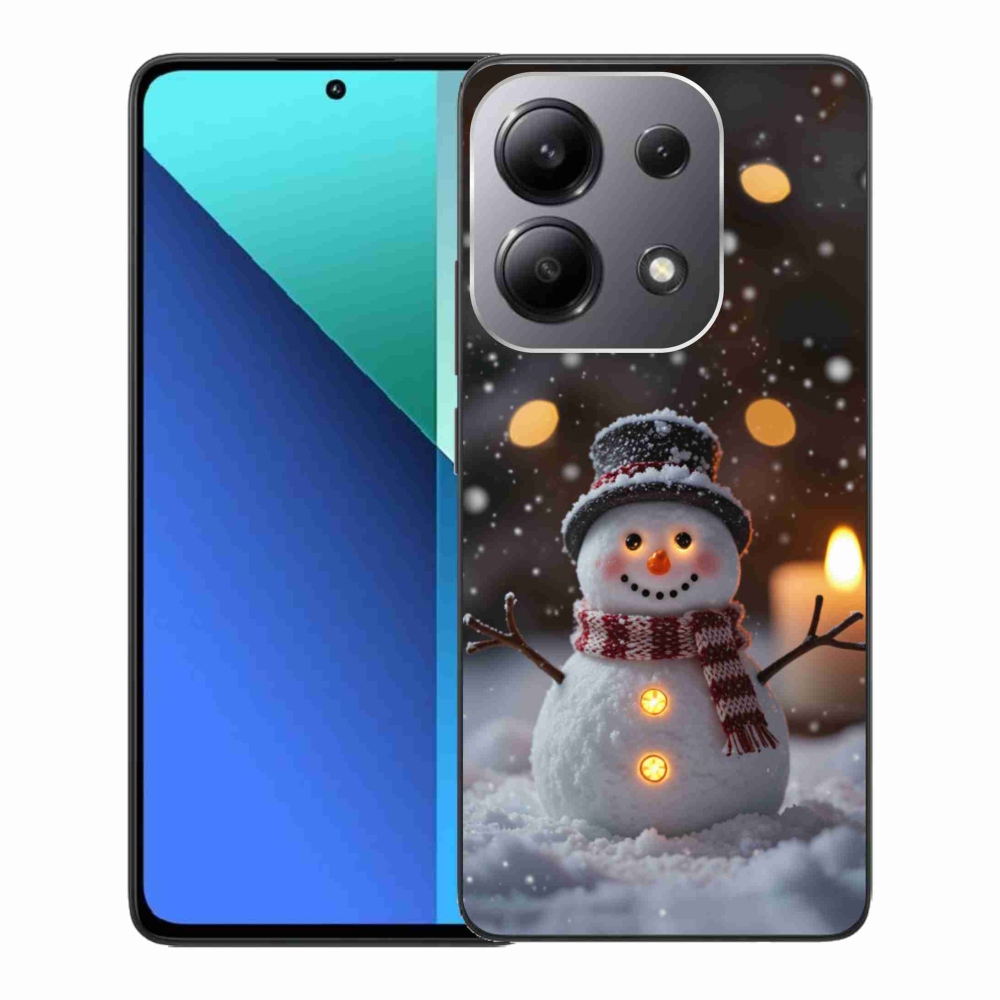 Gél borítás mmCase a Xiaomi Redmi Note 13-hoz - boldog hóember