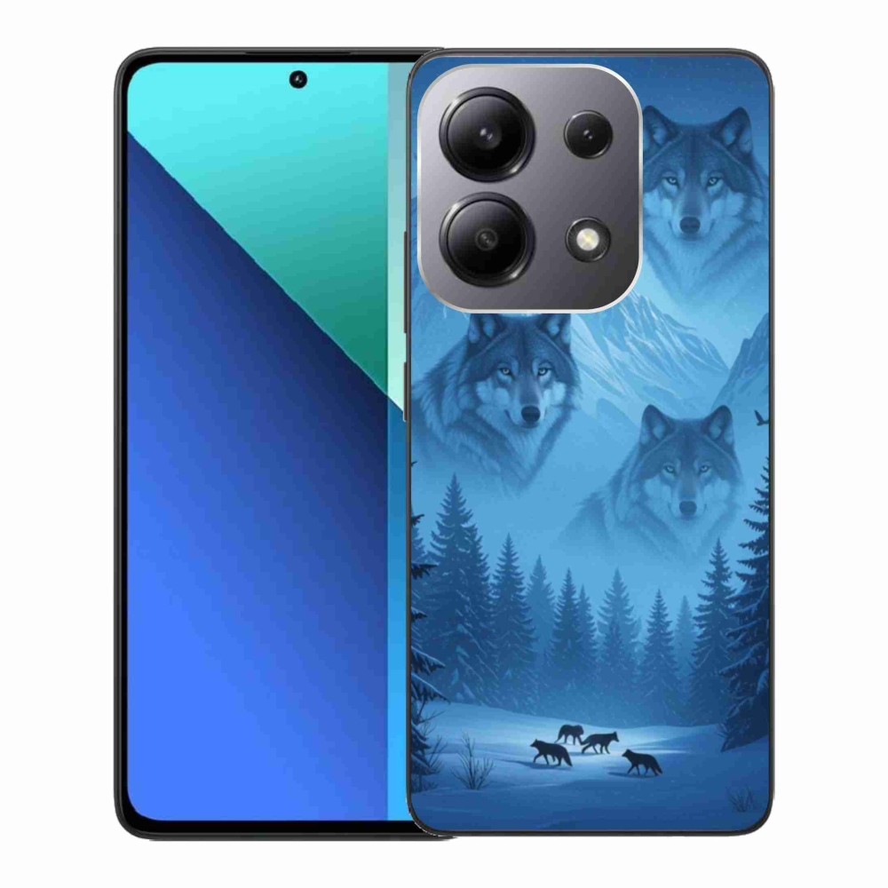 Gél borító mmCase a Xiaomi Redmi Note 13-hoz - farkas csomag