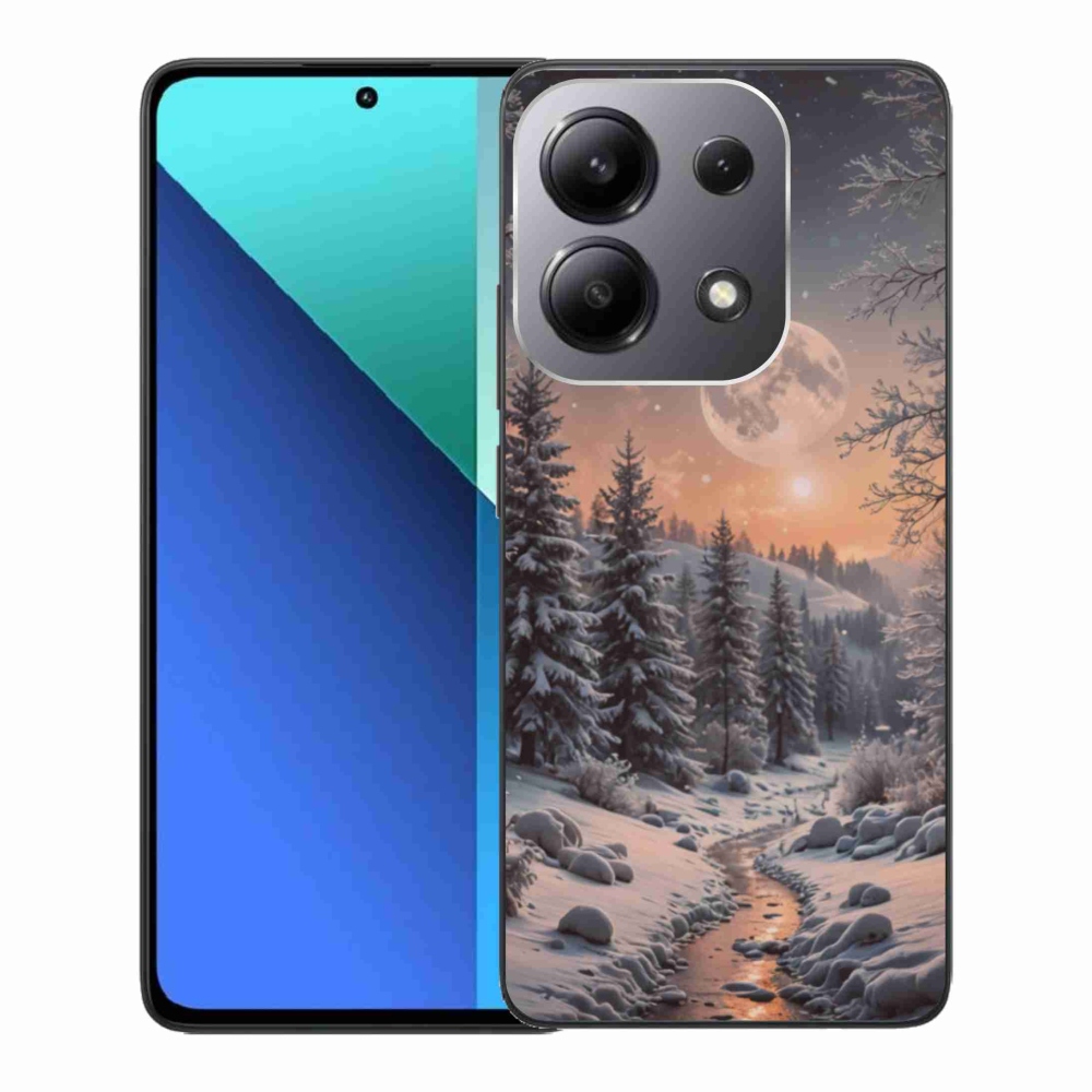 Gél borító mmCase a Xiaomi Redmi Note 13-hoz - téli táj 2