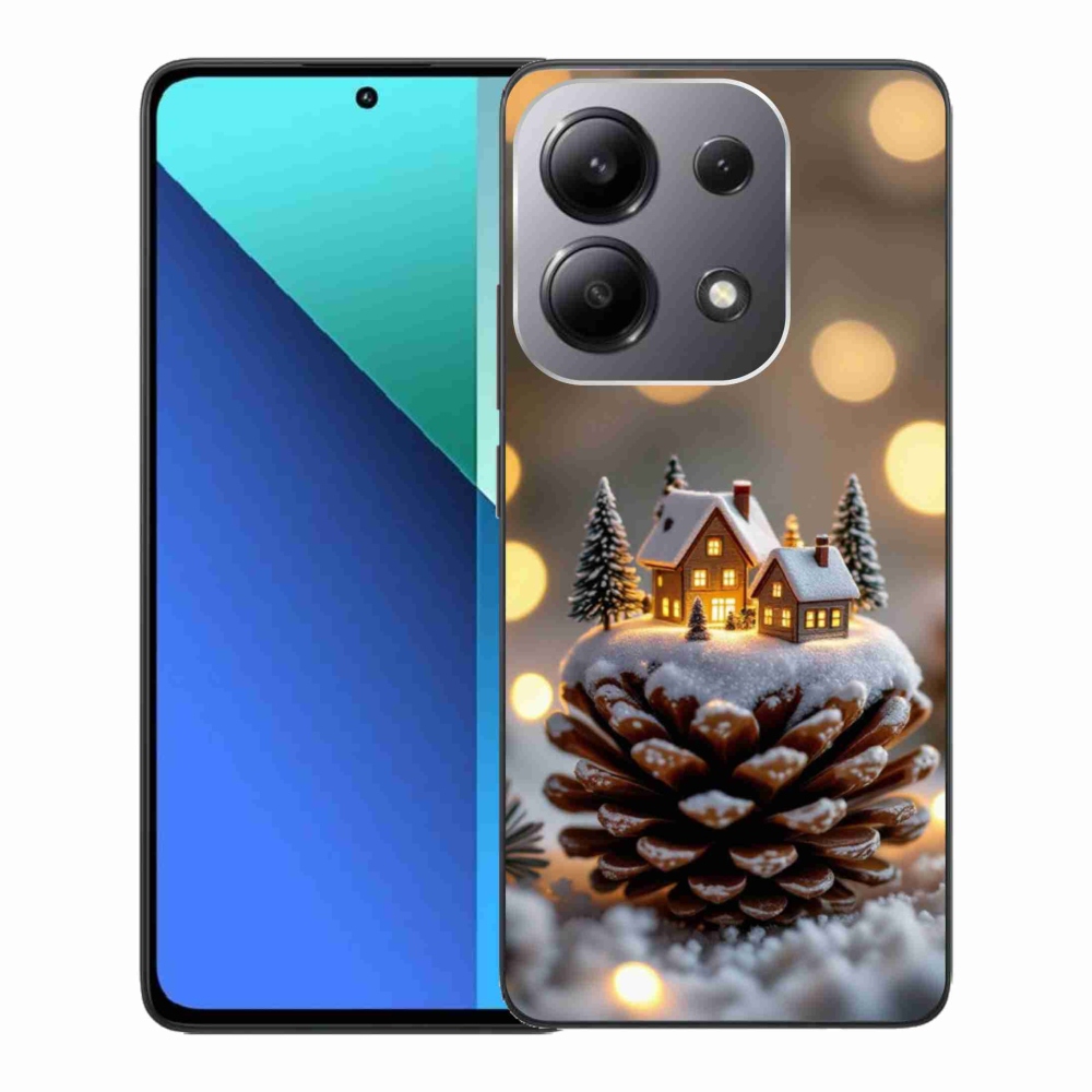 Gél borítás mmCase a Xiaomi Redmi Note 13-hoz - téli falu