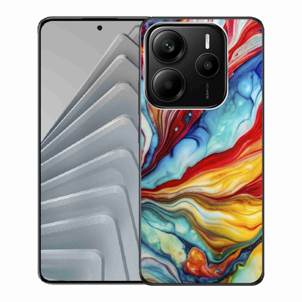 Gél borítás mmCase a Xiaomi Redmi Note 14 5G számára - absztrakt motívum 58