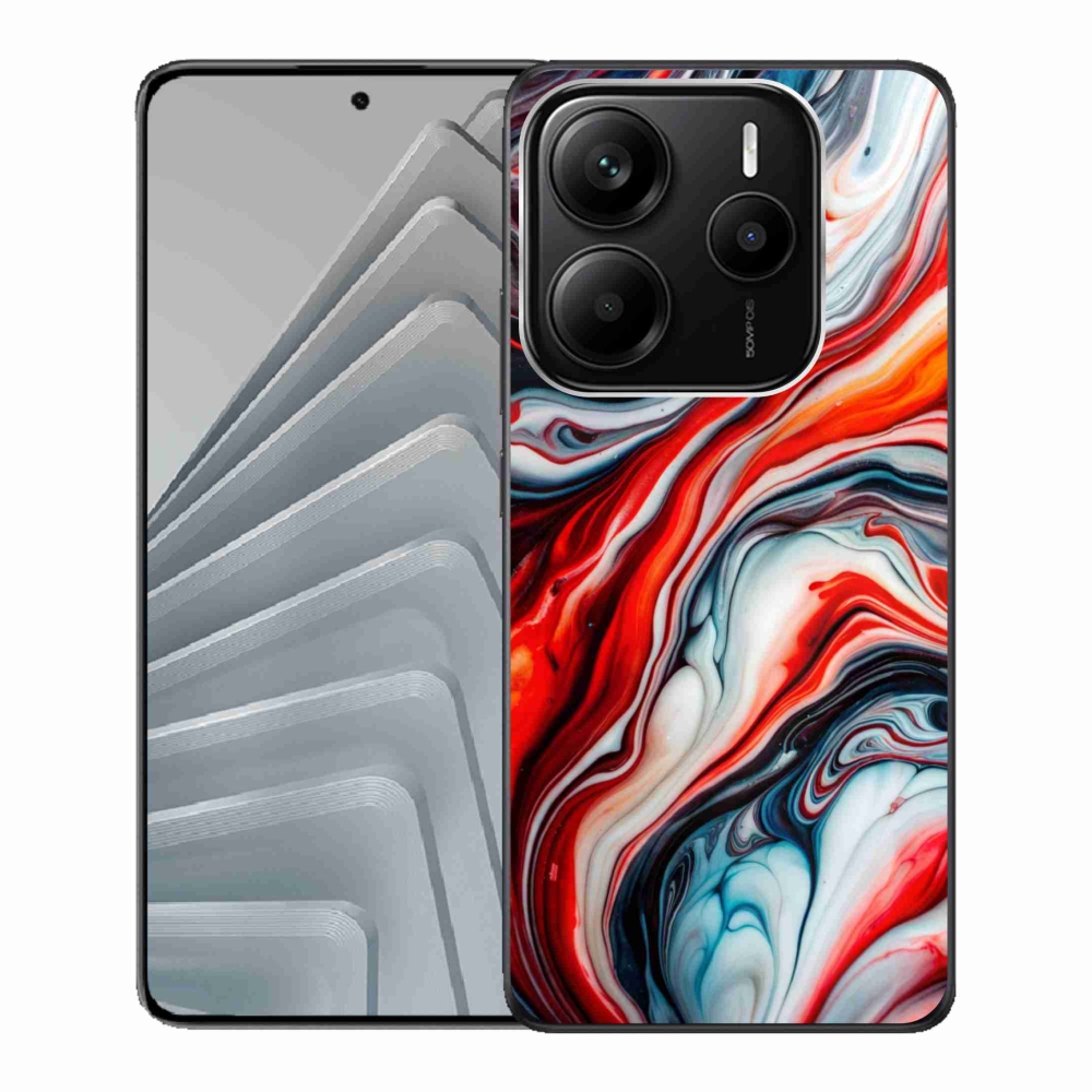 Gél borítás mmCase a Xiaomi Redmi Note 14 5G számára - absztrakt motívum 63