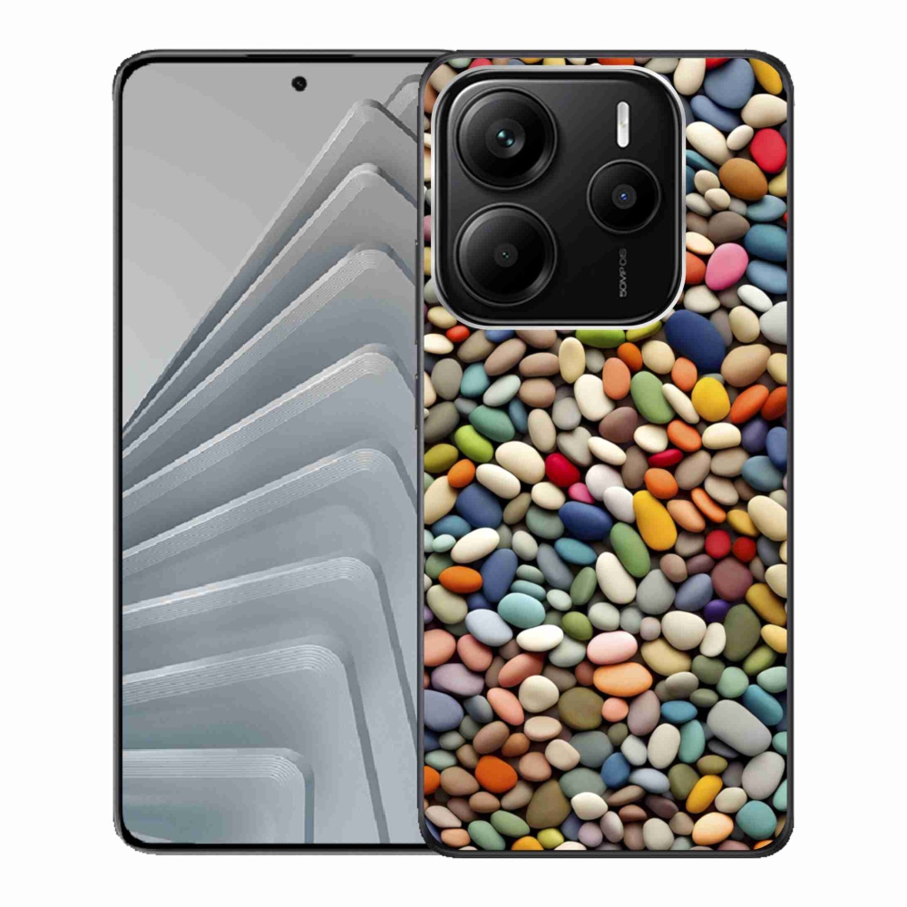 Gél borító mmCase a Xiaomi Redmi Note 14 5G-hez - színes strasszkövek 2