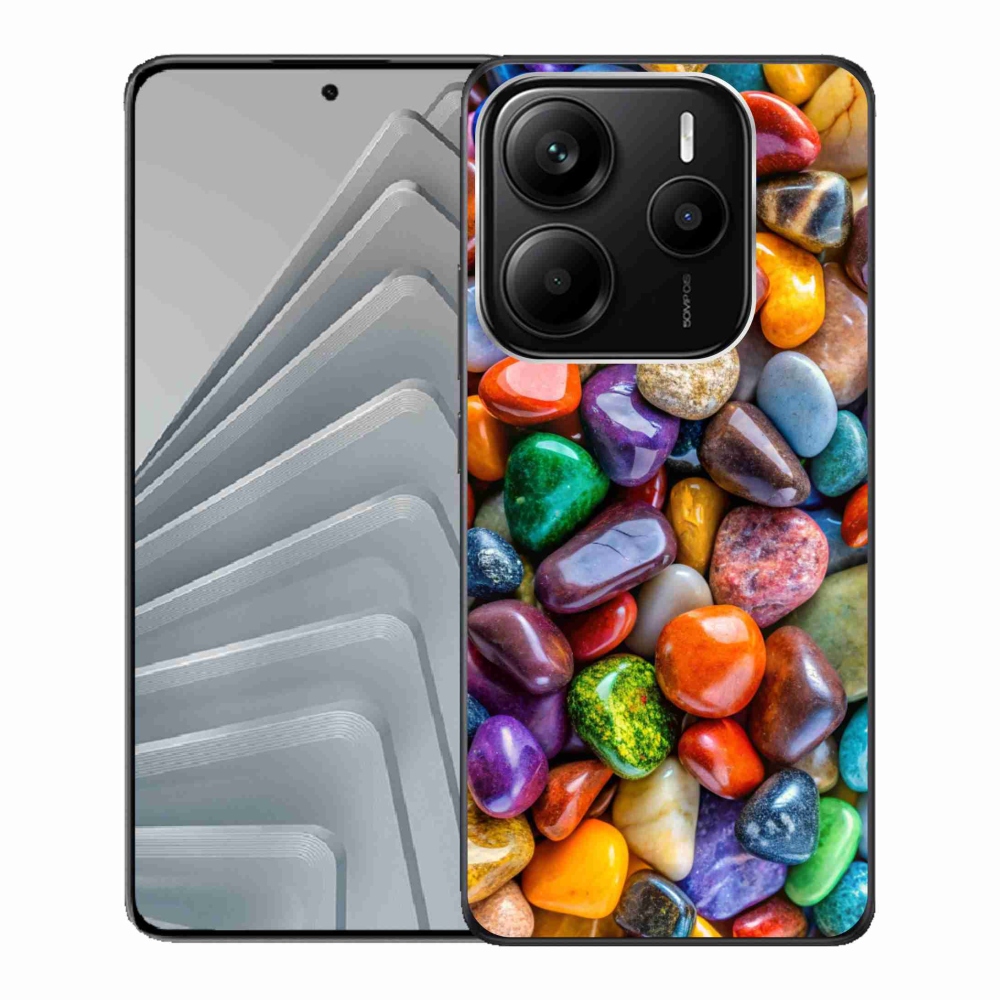 Gél borítás mmCase a Xiaomi Redmi Note 14 5G számára - színes strasszkövek