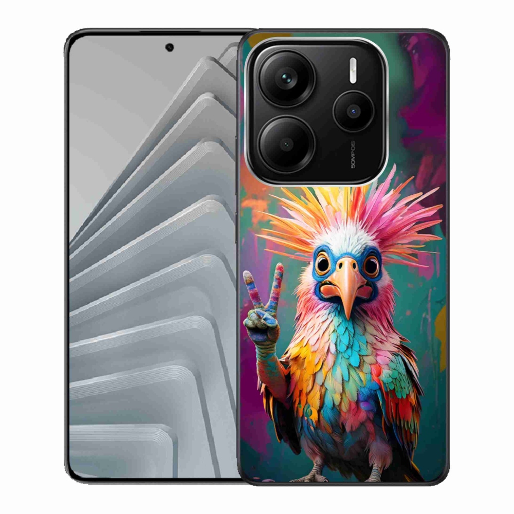 Gél borítás mmCase a Xiaomi Redmi Note 14 5G-hez - színes lázadó